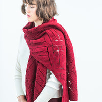 Refract Scarf & Wrap | Knitting Pattern by Emily Greene