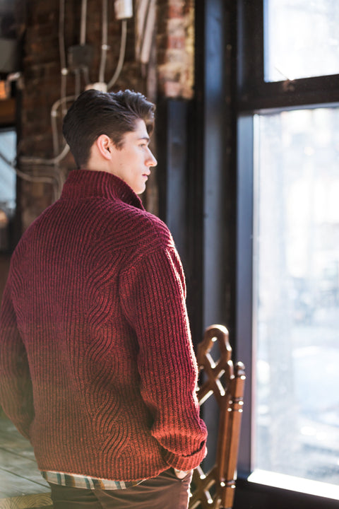 Knitting Shield Pattern Shield Cardigan | Knitting Pattern by Véronik Avery | Brooklyn Tweed