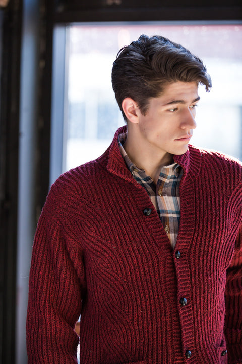 Shield Cardigan | Knitting Pattern by Véronik Avery | Brooklyn Tweed