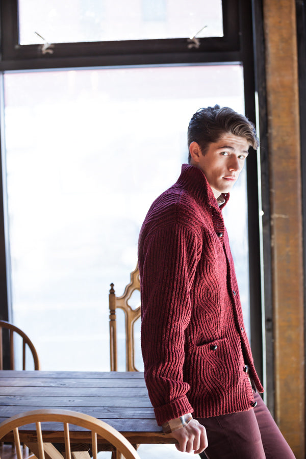 Shield Cardigan | Knitting Pattern by Véronik Avery | Brooklyn Tweed