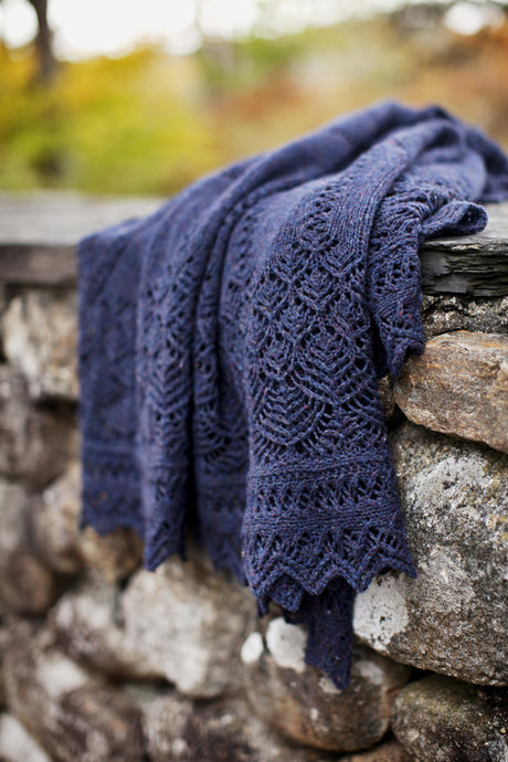 Spire Shawl | Knitting Pattern by Leila Raven